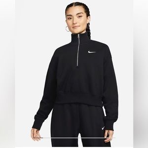 Nike 1/2 zip crop sweatshirt, worn twice